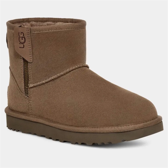 UGG Classic Mini Bailey Zip Støvler, Hickory